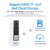 ESCAM V3 1.7mm 120 Degree Wide-angle Lens Smart WiFi Video Intercom Doorbell with Chime, Support Human Infrared Detection / Motion Detection & Infrared Night Vision - Bild 7