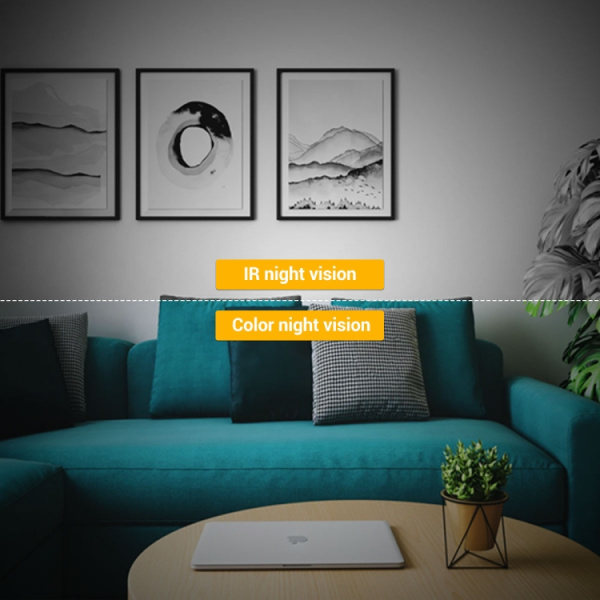 ESCAM PT208 1080P HD Light Bulb WiFi Camera, Support Motion Detection, Two-way Audio, Night Vision, TF Card - Bild 4