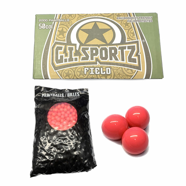 GI SPORTZ -  500ST PAINTBALLKULOR .50