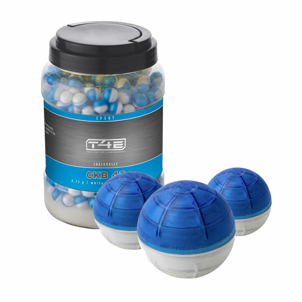 T4E MB 43 Markerande Kalk kulor Vit .43 0,73g