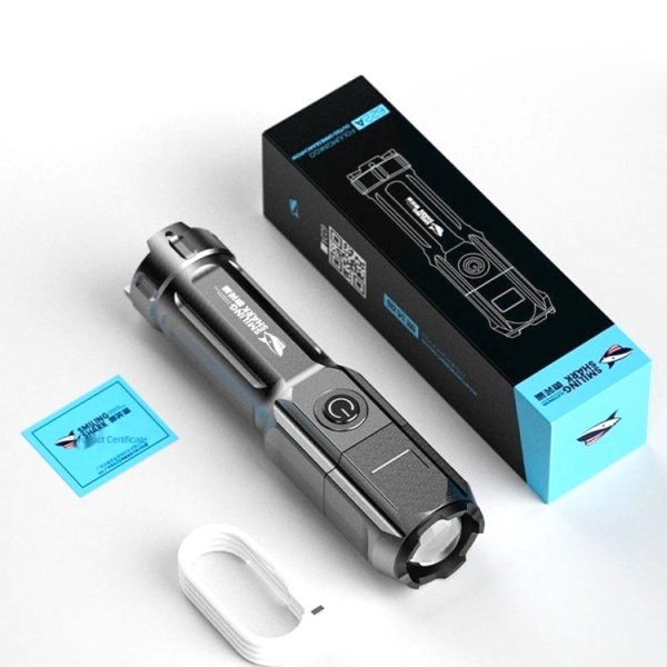 SMILING SHARK 622A Telescopic Focusing Three-gear Bright LED Flashlight - Bild 3