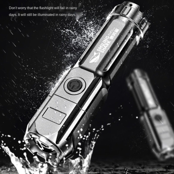 SMILING SHARK 622A Telescopic Focusing Three-gear Bright LED Flashlight - Bild 7