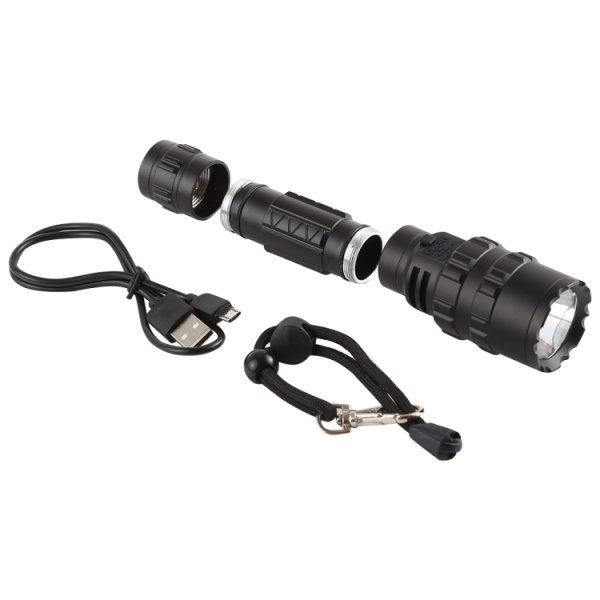 XM-L2 T6 IPX6 Waterproof Strong LED Flashlight with 5-Modes & USB Cable & Rope - Bild 4