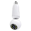 360 Degrees Rotation 2.0 Million Pixels Wireless Bulb Shape Camera, Support Motion Detection & Infrared Night Vision & Two-way Audio & TF Card