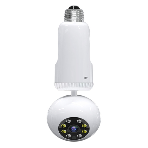 360 Degrees Rotation 2.0 Million Pixels Wireless Bulb Shape Camera, Support Motion Detection & Infrared Night Vision & Two-way Audio & TF Card - Bild 4