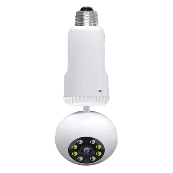 360 Degrees Rotation 2.0 Million Pixels Wireless Bulb Shape Camera, Support Motion Detection & Infrared Night Vision & Two-way Audio & TF Card - Bild 4