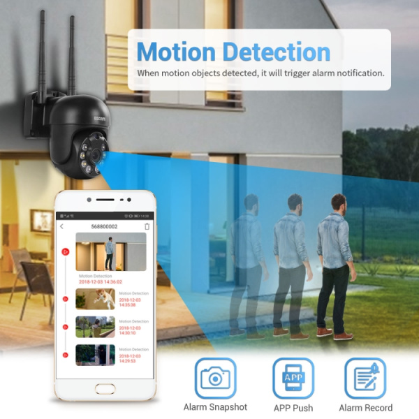 3.0 Million Pixels 8-channel Wireless Dome Camera HD NVR Security System, Support Motion Detection & Two-way Audio & Full-color Night Vision & TF Card - Bild 10