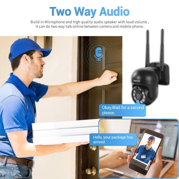 3.0 Million Pixels 8-channel Wireless Dome Camera HD NVR Security System, Support Motion Detection & Two-way Audio & Full-color Night Vision & TF Card - Bild 9