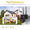 3.0 Million Pixels Wireless Dome IP Camera, Support Motion Detection & Two-way Audio & Full-color Night Vision & TF Card - Bild 3