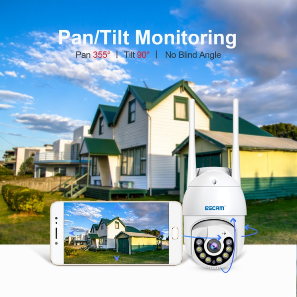 ESCAM QF800 H.265X 8MP AI Humanoid Detection Auto Tracking Waterproof WiFi IP Camera,EU Plug - Bild 5