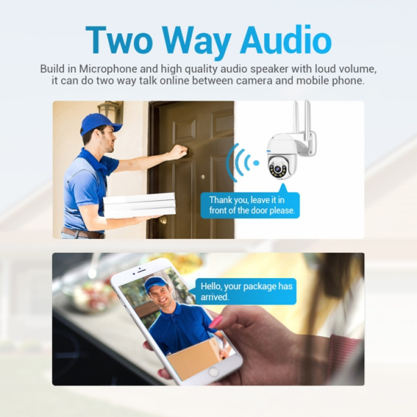 ESCAM QF800 H.265X 8MP AI Humanoid Detection Auto Tracking Waterproof WiFi IP Camera,EU Plug - Bild 7