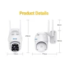 ESCAM QF288 HD 3MP PAN / Tilt / Zoom AI Humanoid Detection WiFi IP Camera, Support Night Vision / TF Card / Two-way Audio - Bild 5