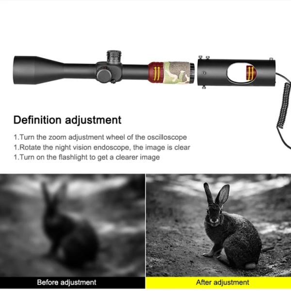 Digital Laser Infrared Telescope Non-thermal Imaging Hunting CCD High-definition Night Vision Goggles - Bild 6