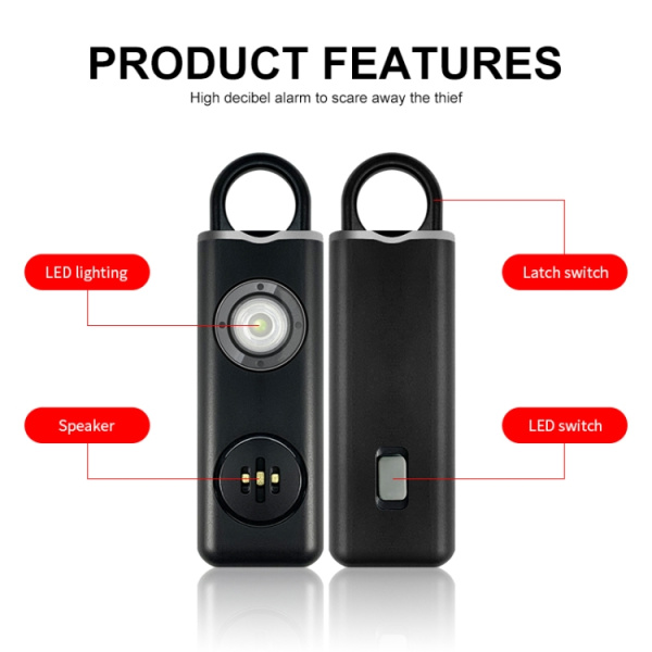 Alarm Rechargeable Self-defense Keychain - Bild 5