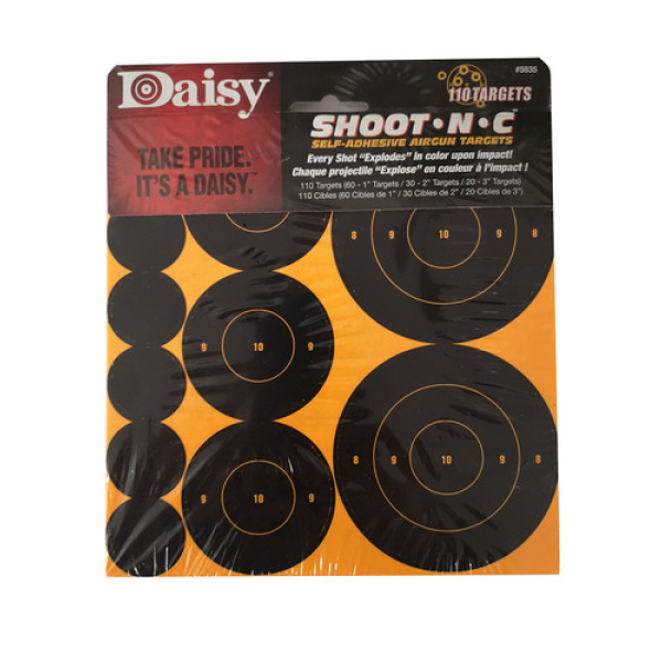 DAISY TARGETS DAISY SHOOT NC, SELF ADHESIVE