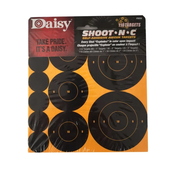 DAISY TARGETS DAISY SHOOT NC, SELF ADHESIVE