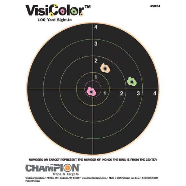 CHAMPION VISICOLOR, 8" BULLS (10/PK)