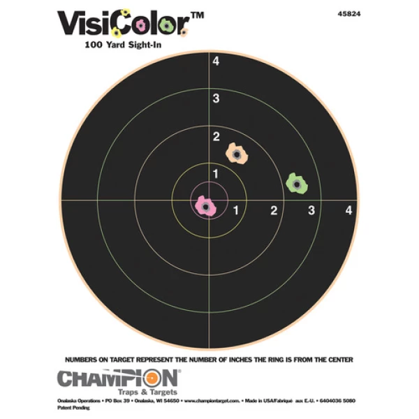 CHAMPION VISICOLOR, 8" BULLS (10/PK)