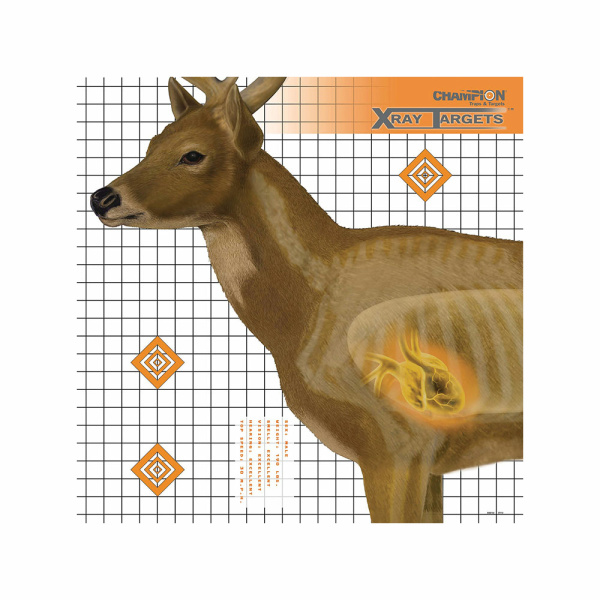 CHAMPION DEER TARGET 25X25 (6 PK)