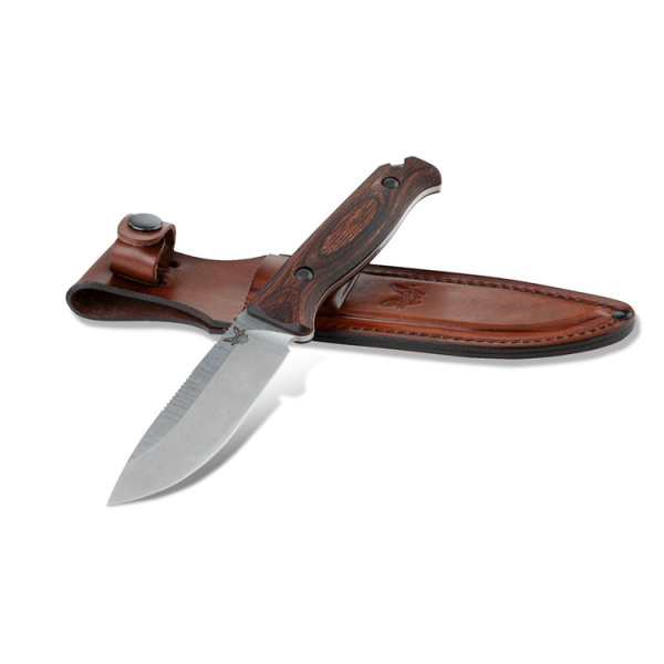BENCHMADE 15002: SADDLE MOUNTAIN SKINNER W WOOD HANDLE