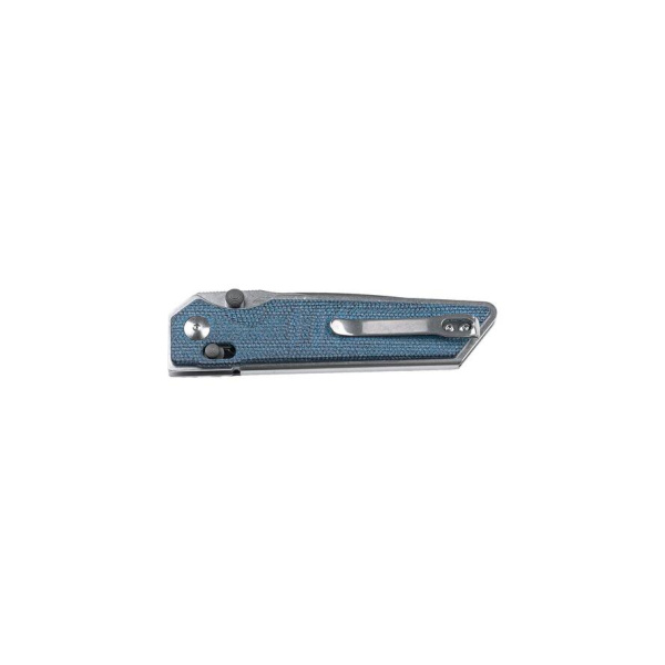 Real Steel Sacra Blue Denim Micarta - Bild 3