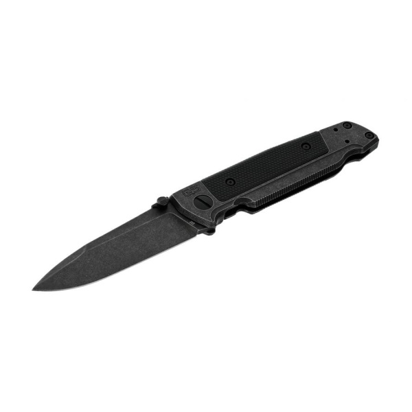 WALTHER Q5 STEEL FRAME FOLDER BLACKWASH PLAIN - Bild 2