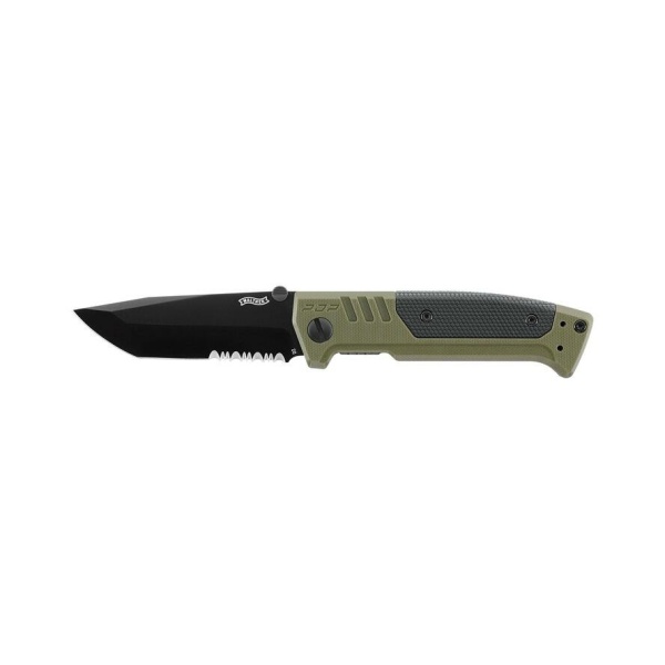 Walther PDP Tanto Folder Serrated OD