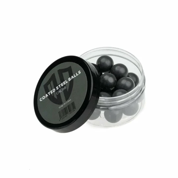 20 x COATED STEEL BALLS | 10,5g | EXTREMT HÅRDA | Kal. 68