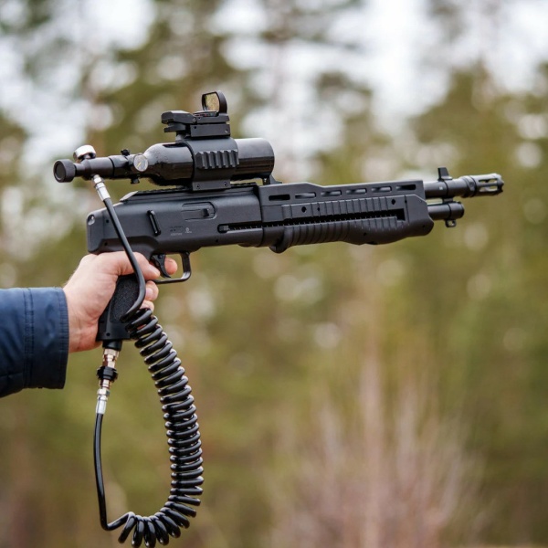 50MM Hållare med Picatinny för HPA-flaska - Bild 3