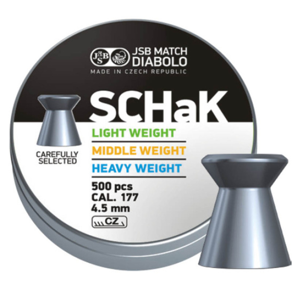 JSB Schak 4,50mm - 0,500g 500st