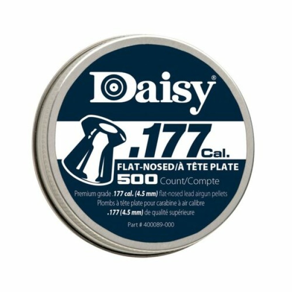 DAISY 4,5MM FLAT PELLETS 500TIN