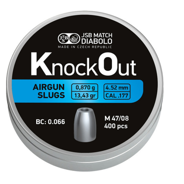 JSB KO SLUGS 4,52MM 0,870G 400ST