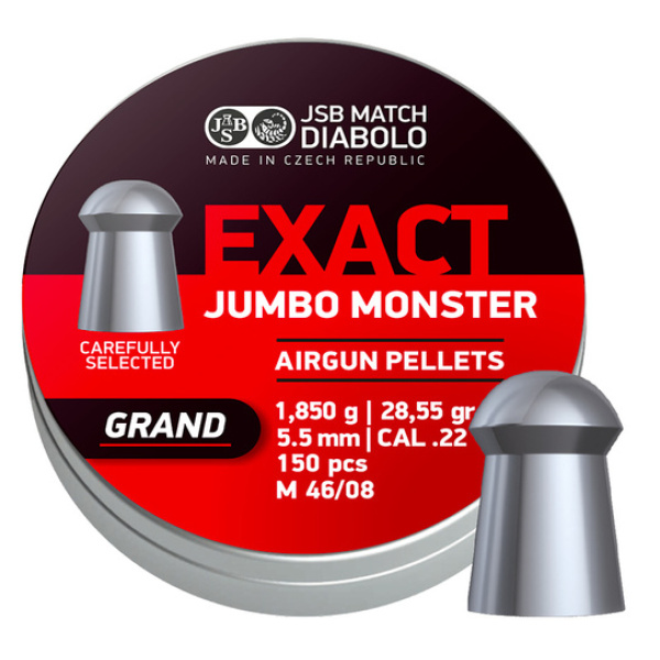 JSB EXACT JUMBO MONSTER GRAND 5,52MM - 1,850G 150ST