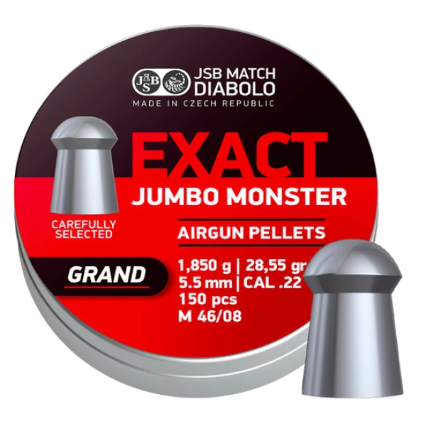 JSB EXACT JUMBO MONSTER GRAND 5,52MM - 1,850G 150ST