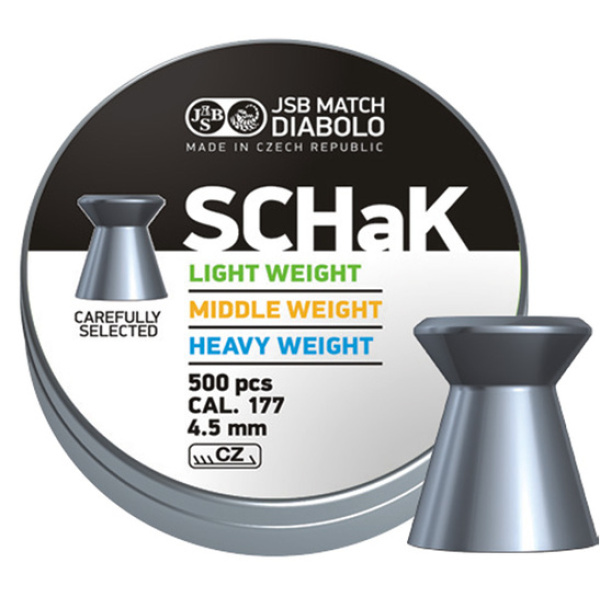 JSB Schak, 4,50mm - 0,520g - Yellow