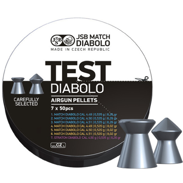 JSB Match Diabolo, Test Gevär 4,49, 4,50, 4,51mm