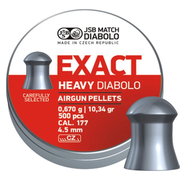 JSB EXACT HEAVY, 4,52MM - 0,670G