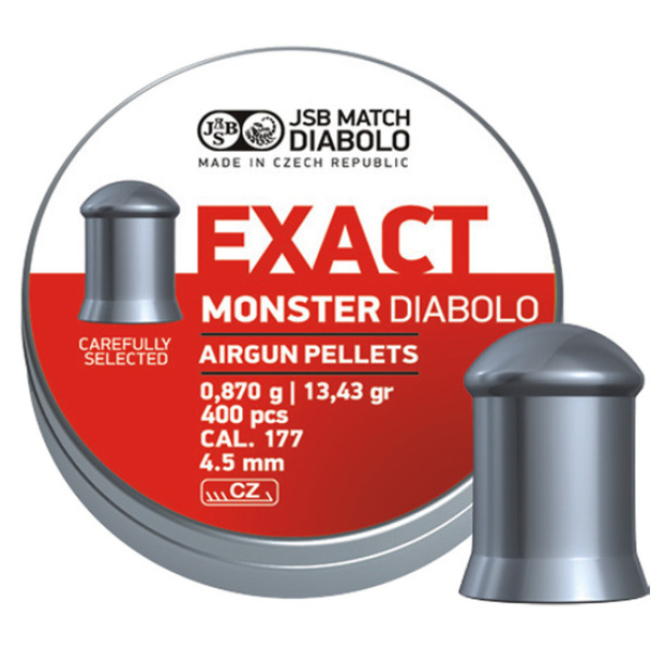 JSB EXACT MONSTER, 4,52MM - 0,870G