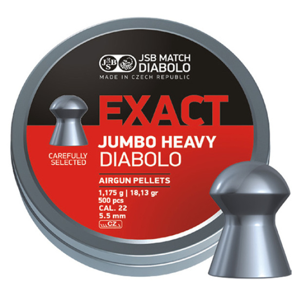 JSB EXACT JUMBO HEAVY 5,52MM - 1,175G