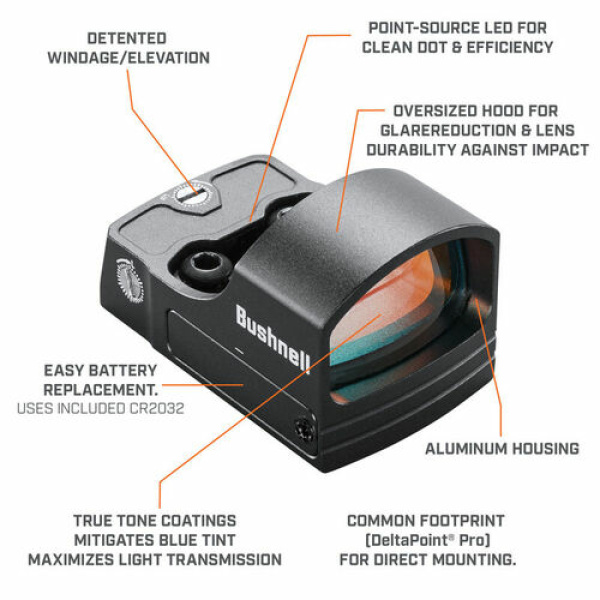 Bushnell RXS-100 1X25mm Red Dot MC - Bild 3
