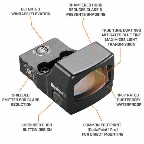 Bushnell RXS-250 1X25mm Red Dot FMC - Bild 6