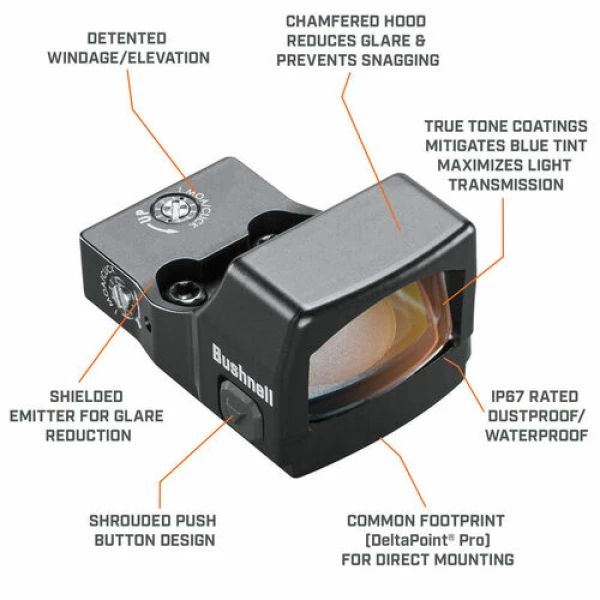 Bushnell RXS-250 1X25mm Red Dot FMC - Bild 6
