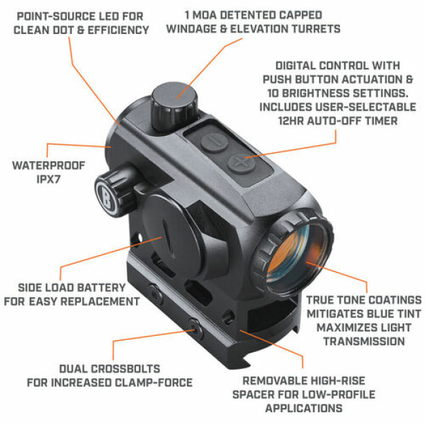 Bushnell TRS-125 1x22 Red Dot Sight 3 MOA - Bild 3
