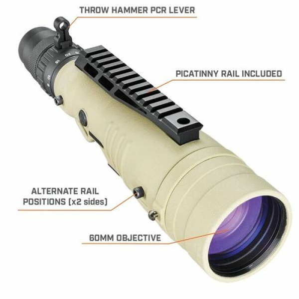 Bushnell Elite Tactical LMSS2 H322 Spotting Scope 8-40x60 - Bild 3