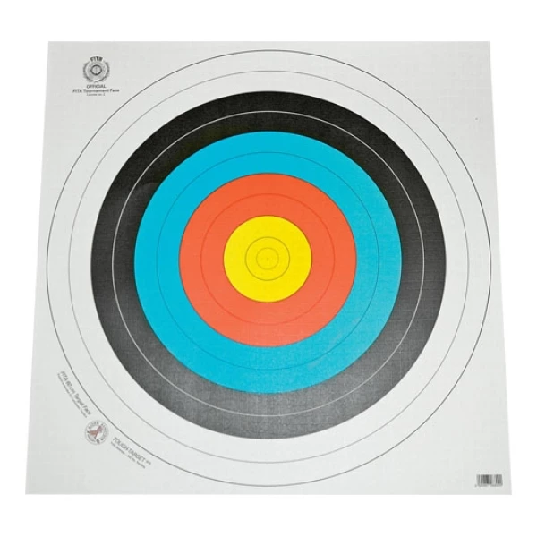 Target Face FITA Tapet - Tavlor 10-pack