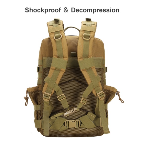 J005 Vattentät Ryggsäck Molle 45L - Bild 5