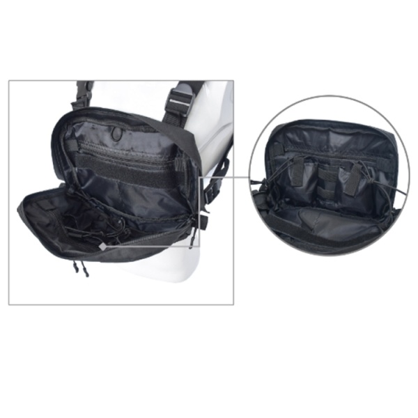 BRÖSTVÄSKA TACTICAL | MOLLE | 600D Oxfordtyg - Bild 5