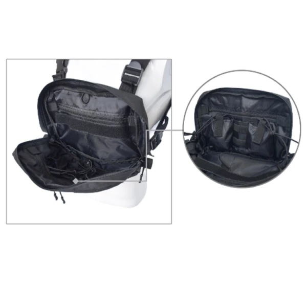BRÖSTVÄSKA TACTICAL | MOLLE | 600D Oxfordtyg - Bild 5