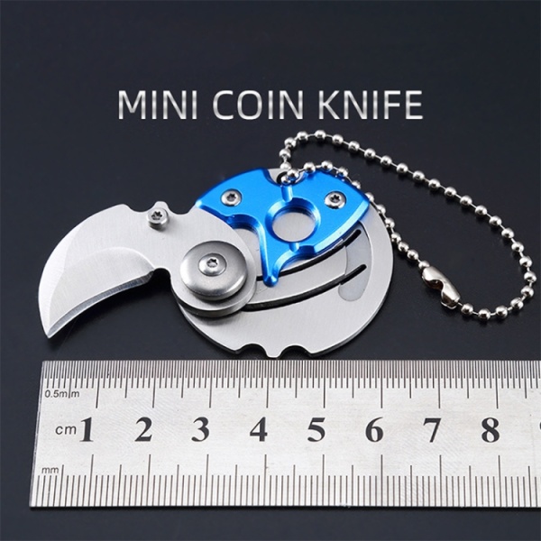 Mini Fällkniv 6.5cm - Nyckelring & Multiverktyg - Bild 4