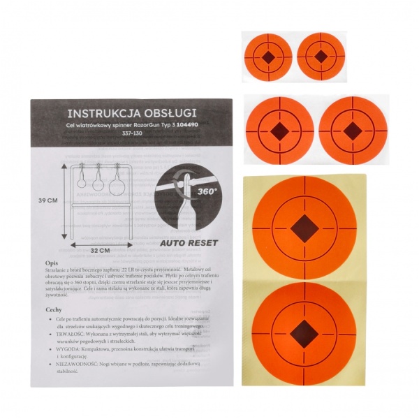 RazorGun Type 3 wind spinner target - Bild 4